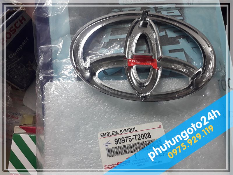 Genuine OEM Toyota Yaris 2015 Emblem Assembly – 90975-T2008