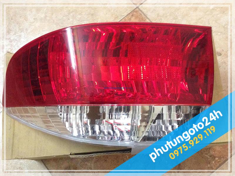 Mẫu đèn hậu Vios đời 2003, 2004, 2005, 2006