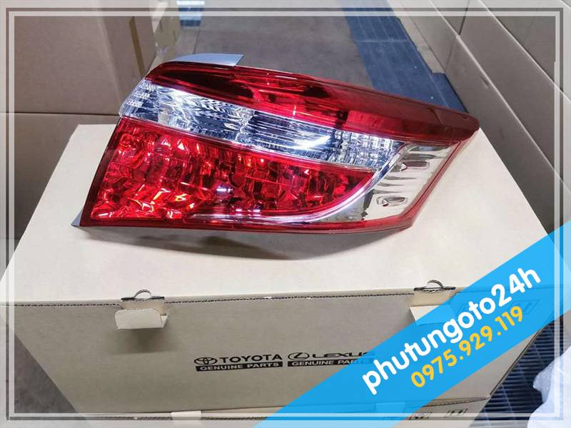 Mẫu đèn hậu xe Vios 1.5 đời 2014, 2015, 2016, 2017 chính hãng Toyota Thailand