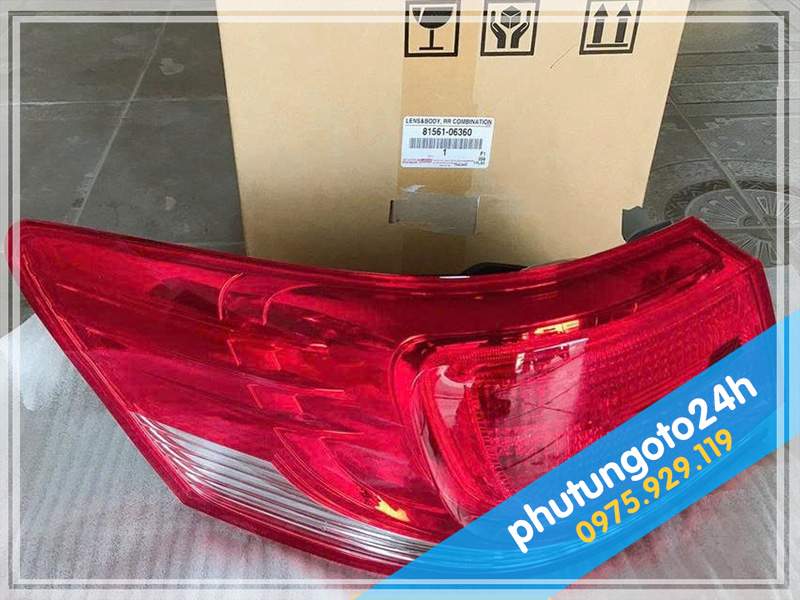 Mẫu đèn hậu Camry 2.4 và 3.5 đời 2009, 2010, 2011