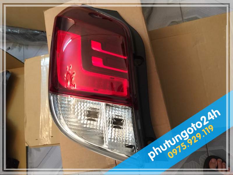 Mẫu đèn hậu bên tài Toyota Wigo 1.2 đời 2018, 2019, 2020