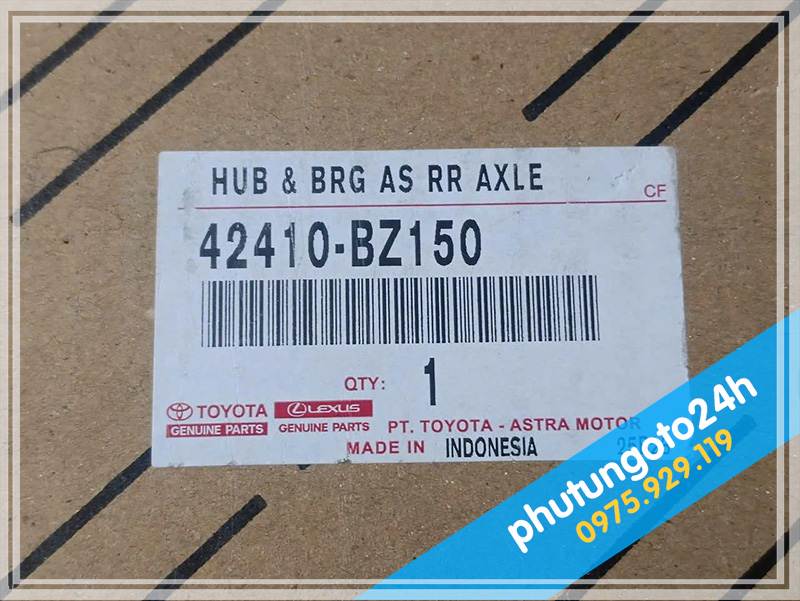 Chuyên phân phối bạc đạn bánh sau xe Veloz Cross 1.5 chính hãng Toyota Indonesia