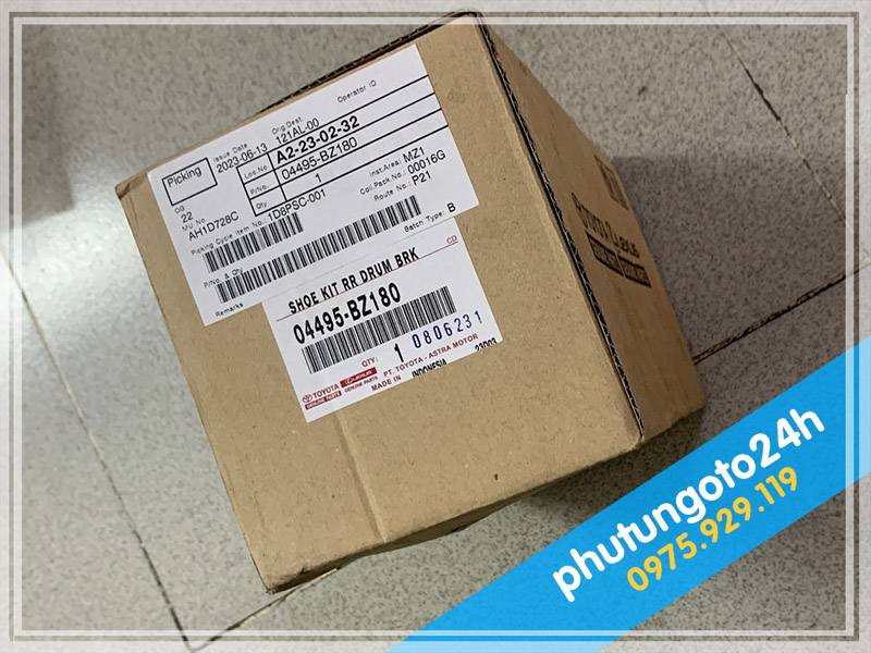 Cung cấp bố thắng sau xe Avanza 1.5 chính hãng Toyota Indonesia