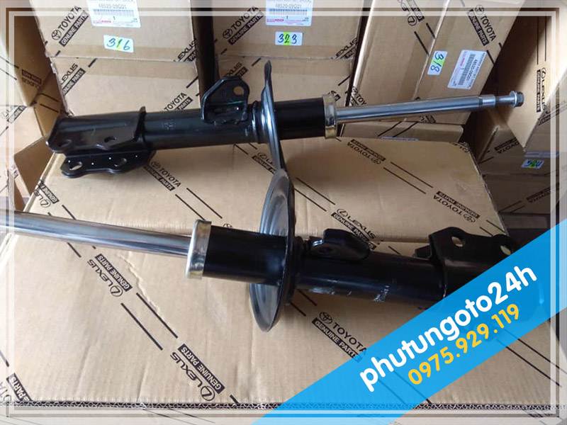 Mẫu phuộc trước ô tô Vios 1.5 đời 2007, 2008, 2009, 2010, 2011, 2012, 2013